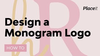 How to Design a Monogram Logo Online [upl. by Giorgi]