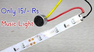 Make Led Strip Music Light Sound Detector [upl. by Eenej950]