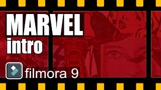 How To Make Marvel Intro in Filmora [upl. by Adall612]