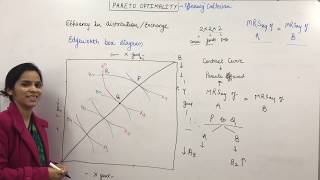 Pareto optimality and Edgeworth box diagram [upl. by Llenra45]