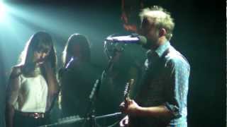 Bon Iver and The Staves  reStacks  Wembley Arena  081112 [upl. by Acinnor]