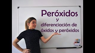 Formulación inorgánica PERÓXIDOS Truco para la diferenciación de óxidos y peróxidos [upl. by Burlie]