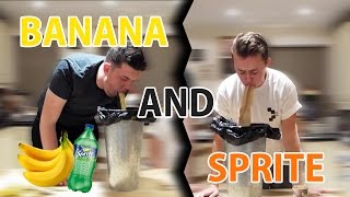 Banana amp Sprite challenge VOMIT ALERT [upl. by Carling]