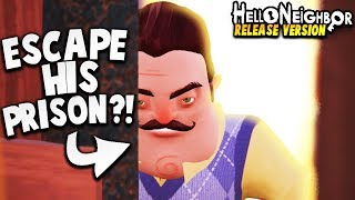 YOULL NEVER BELIEVE HOW WE ESCAPE FROM THE NEIGHBORS PRISON  Hello Neighbor Full Release ACT 2 [upl. by Ulda758]