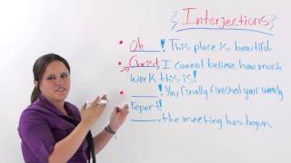 English Grammar Interjections [upl. by Rotman]