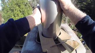 DIY Chimney Liner Replacement Part 2  Installing Tubinox Stainless Steel Liner [upl. by Ynnor]