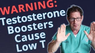 Testosterone Boosters Cause Low T Warning [upl. by Nerta]