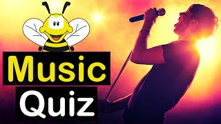 Music Quiz The Ultimate Music Trivia  20 Questions and Answers  20 Fun Facts [upl. by Reivilo]