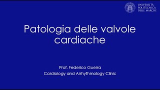 Patologie dellApparato Cardiovascolare [upl. by Dorey]