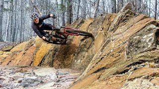 BEST TRAIL EVER Mountain Biking Fitzgerald Mountain in Springdale Arkansas [upl. by Kissiah]