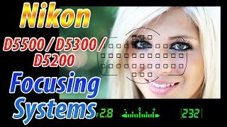 Nikon D5500  D5300  D5200 Focus Square Tutorial  How to Focus Training Video [upl. by Rosemarie]