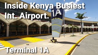 Nairobi Jomo Kenyatta International Airport Experience  JKIA  Terminal 1A  Kenya  2021 [upl. by Ocirne]