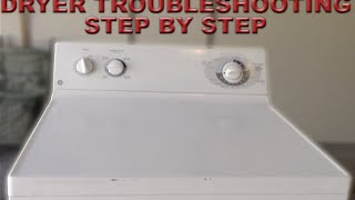 Dryer Troubleshooting Step by Step [upl. by Elyod432]