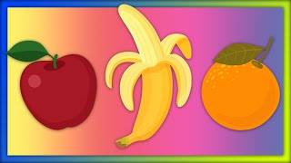 Fruits Song  Learn Fruit for Kids  Apples Bananas amp Oranges [upl. by Hairaza484]