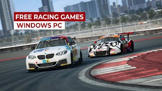 Top 7 FREE Racing Games for Windows 10 PC [upl. by Hametaf]