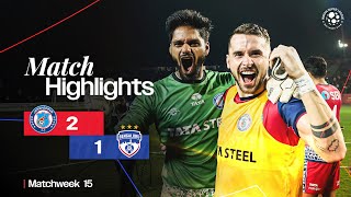 Match Highlights  Jamshedpur FC 21 Bengaluru FC  MW 15  ISL 202425 [upl. by Forsyth]