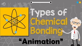 TYPES OF CHEMICAL BONDING  Animation [upl. by Doherty]