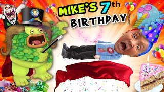 Mikes 7th Birthday A Magically Monsterific Party Celebration FUNnel V BDay Vlog [upl. by Suoivatco852]