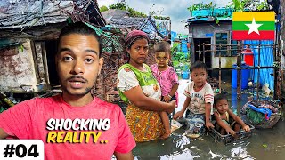 I was shocked to see the Slum Areas of Myanmar [upl. by Suryc]