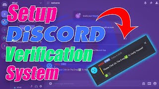 How To Make A Verification System On Discord With Mee6 [upl. by Eceinart750]