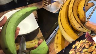 HOW TO RIPEN GREEN PLANTAINS AT HOME FOR FRIED PLANTAIN RECIPES  THIS METHOD WORKS ALL YEAR ROUND [upl. by Nyloc126]