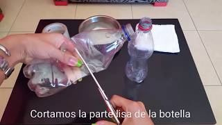 Uñas postizas con botellas  recicladas [upl. by Magen]