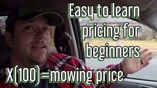 EASIEST Way To Price Lawn Mowing For Beginners Also The Fastest [upl. by Sillig]