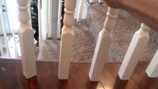 Securing banister spindles [upl. by Furgeson]