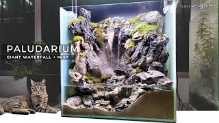 paludarium Giant waterfall with mist effect [upl. by Amargo357]