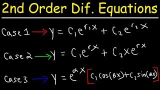 Second Order Linear Differential Equations [upl. by Lorens]