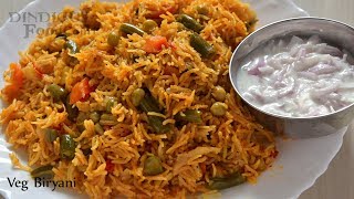 Vegetable Biryani  Veg Biryani in Pressure Cooker Lunch Box Recipe [upl. by Kcirredal]