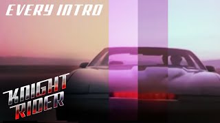 Every Knight Rider Intro Seasons 14  Knight Rider [upl. by Eiznil]