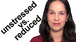 American English Word Stress Unstressed vs Reduced syllables [upl. by Torrell]