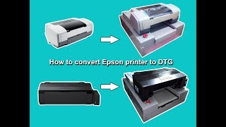 How to convert Epson printer to DTG [upl. by Aramoy]