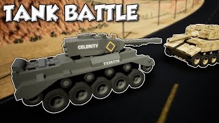 MULTIPLAYER TANK BATTLE  Brick Rigs Multiplayer Gameplay [upl. by Gwyneth]