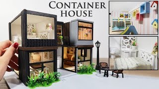 DIY Miniature  Modern Container House [upl. by Braynard]