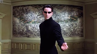 Neo vs Merovingian  The Matrix Reloaded IMAX [upl. by Caren]