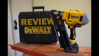 Dewalt Framing Nail Gun DCN692NXE 30°34° professional Review [upl. by Najram]