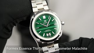 Formex Essence ThirtyNine Chronometer Malachite [upl. by Lytton]