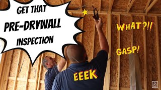 Pre Drywall Inspection  Home Inspection Video Series [upl. by Farmelo]