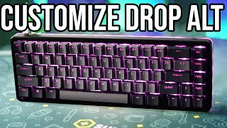 How To CUSTOMIZE Drop Alt Keyboard LIGHTS And REMAP KEYS [upl. by Falkner]