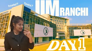 Day 1 At IIM RANCHI NEW CAMPUS  Vlog  Hostel [upl. by Joan]