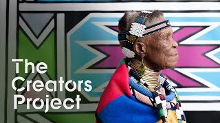 A South African Tradition Comes to the US  On Tour with Esther Mahlangu [upl. by Dowski]