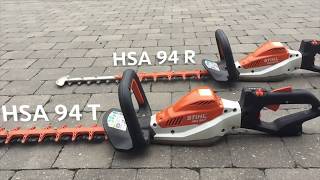 Getest De STIHL HSA 94 R amp 94 T [upl. by Lovell134]