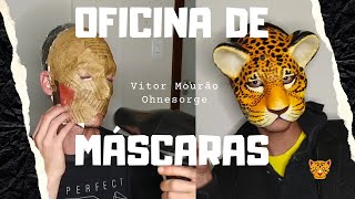 COMO FAZER MÁSCARAS DE PAPEL [upl. by Fiora]