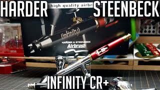 Harder And Steenbeck Infinity CR Plus Airbrush Unboxing and Review [upl. by Dieball206]