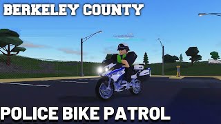 POLICE BIKE PATROL ROBLOX Berkeley County CN [upl. by Beffrey]