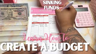 Create A Budget With Me How To Use A Cash Envelope System  OhmyfroBudgets [upl. by Rahas972]