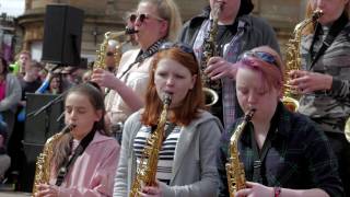 Baker Street Saxophone Event  Paisley 2021 [upl. by Hum670]