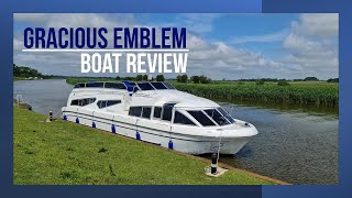 Norfolk Broads  Ferry Marina  Gracious Emblem Boat Review July 2021 [upl. by Gyasi]